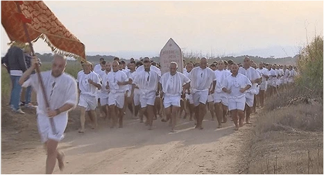 immagine corsa degli scalzi